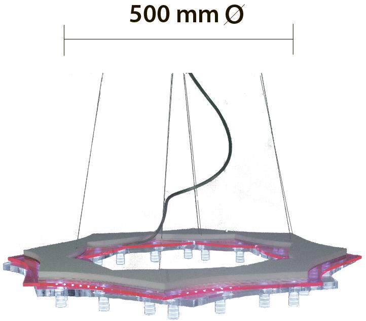 Kriladesign Led подвесной светильник в pmma Old age 3002 - Вид №2