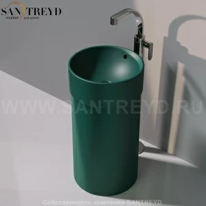 505042CCOLC5020 Напольная раковина стоящая круглая Ceramica Flaminia Twin