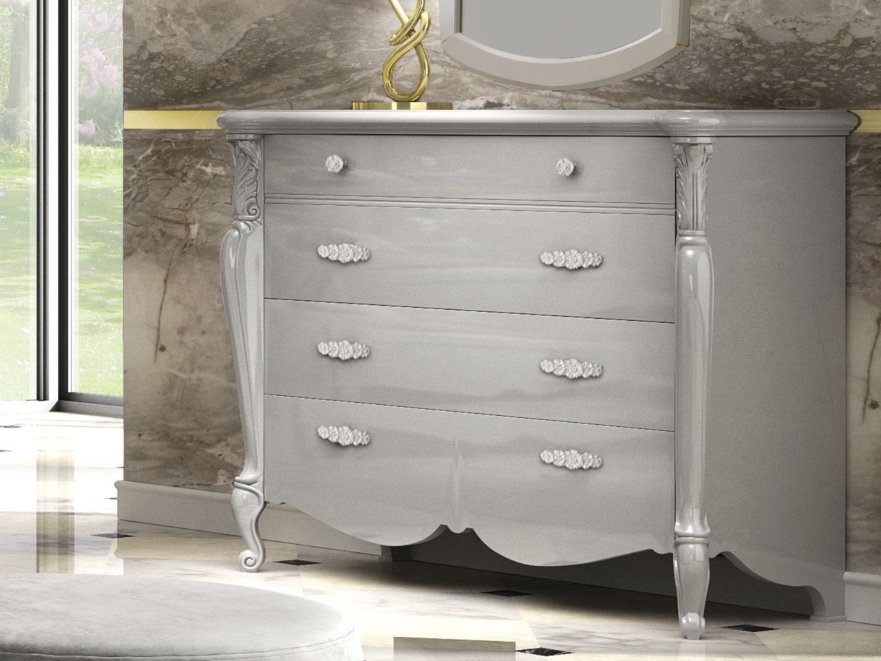 Деревянный комод CASA +39 Изумруд ARCH-00024484