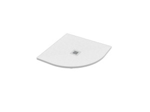 Нескользящий полукруглый поддон для душа из композитного материала