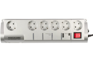 15548594 Сетевой фильтр 3м 5+1 метал. Garant SIS-10 Power Cube