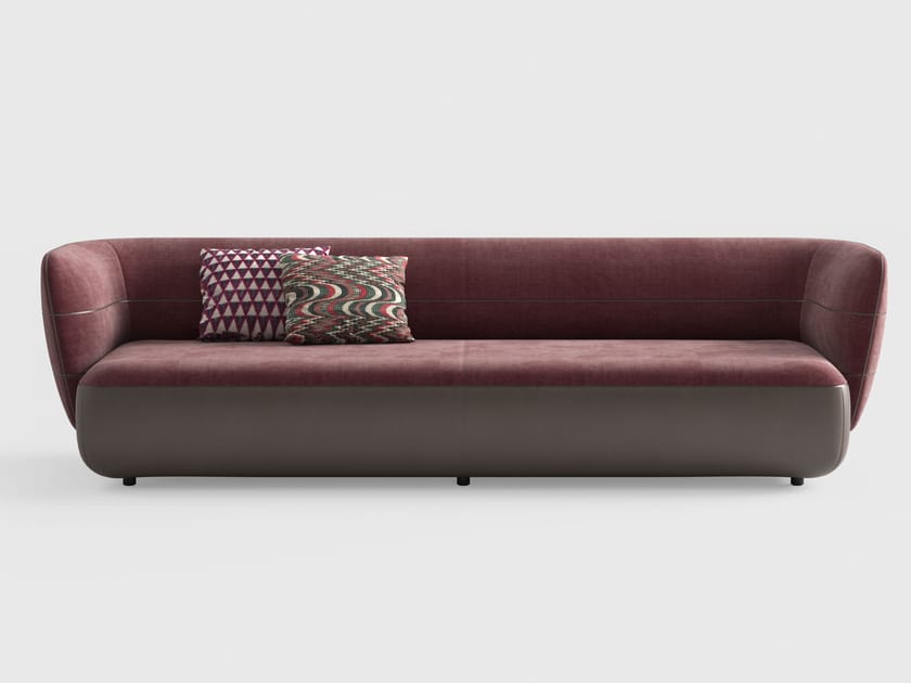 2-местный тканевый или кожаный диван CPRN HOMOOD Shapes ARCH-00090475