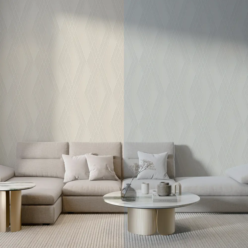 WALLSECRET Enigma - Флизелиновые обои молочного оттенка для элегантного интерьера 89346550 STLM-0815906 - Вид №5