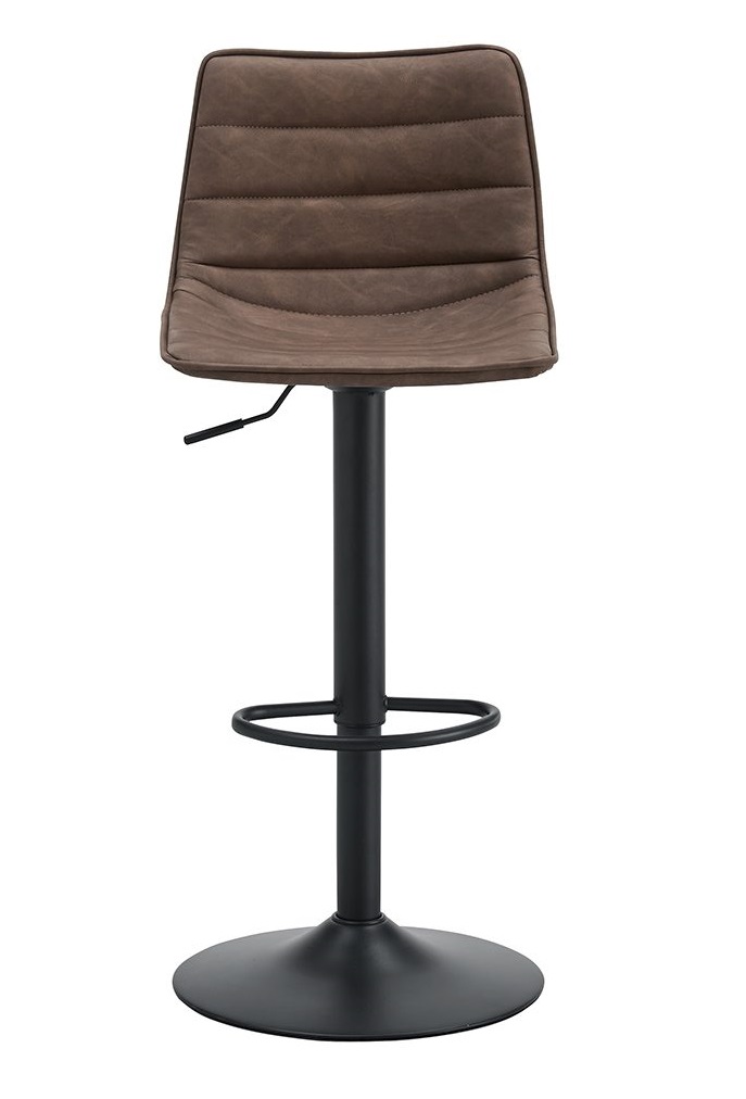 Стул барный со спинкой коричневый из экокожи "Салвадор" STOOL GROUP  00-3946052 Коричневый  - Вид №2