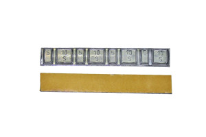 15597301 Штампованный грузик на желтой ленте 60гр 50шт 0041 CLIPPER