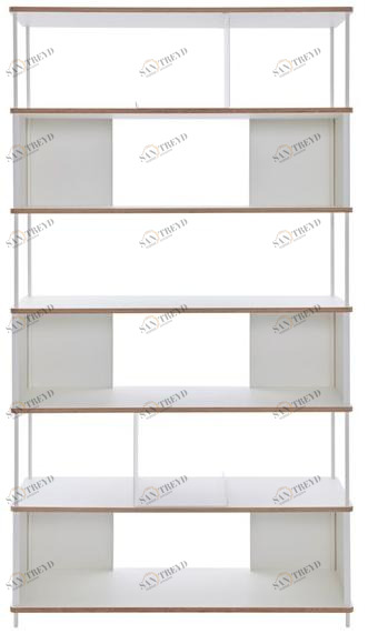 Müller Small Living Модульный открытый книжный шкаф из фанеры sun-id-1475384