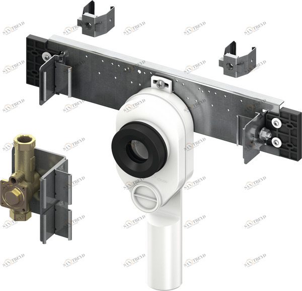 9020039 Монтажный комплект TECEprofil для писсуаров Keramag Joly и Visit со сливным клапаном TECE U 1