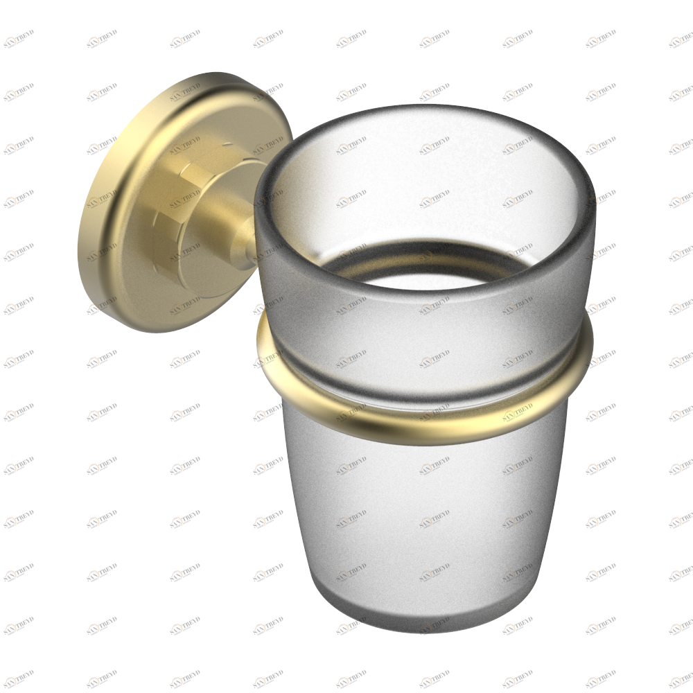 G7C-536 Стакан настенный для зубных щёток Thg-paris Saint Germain Покрытие PVD матовая латунь G7C-536 CAT.F