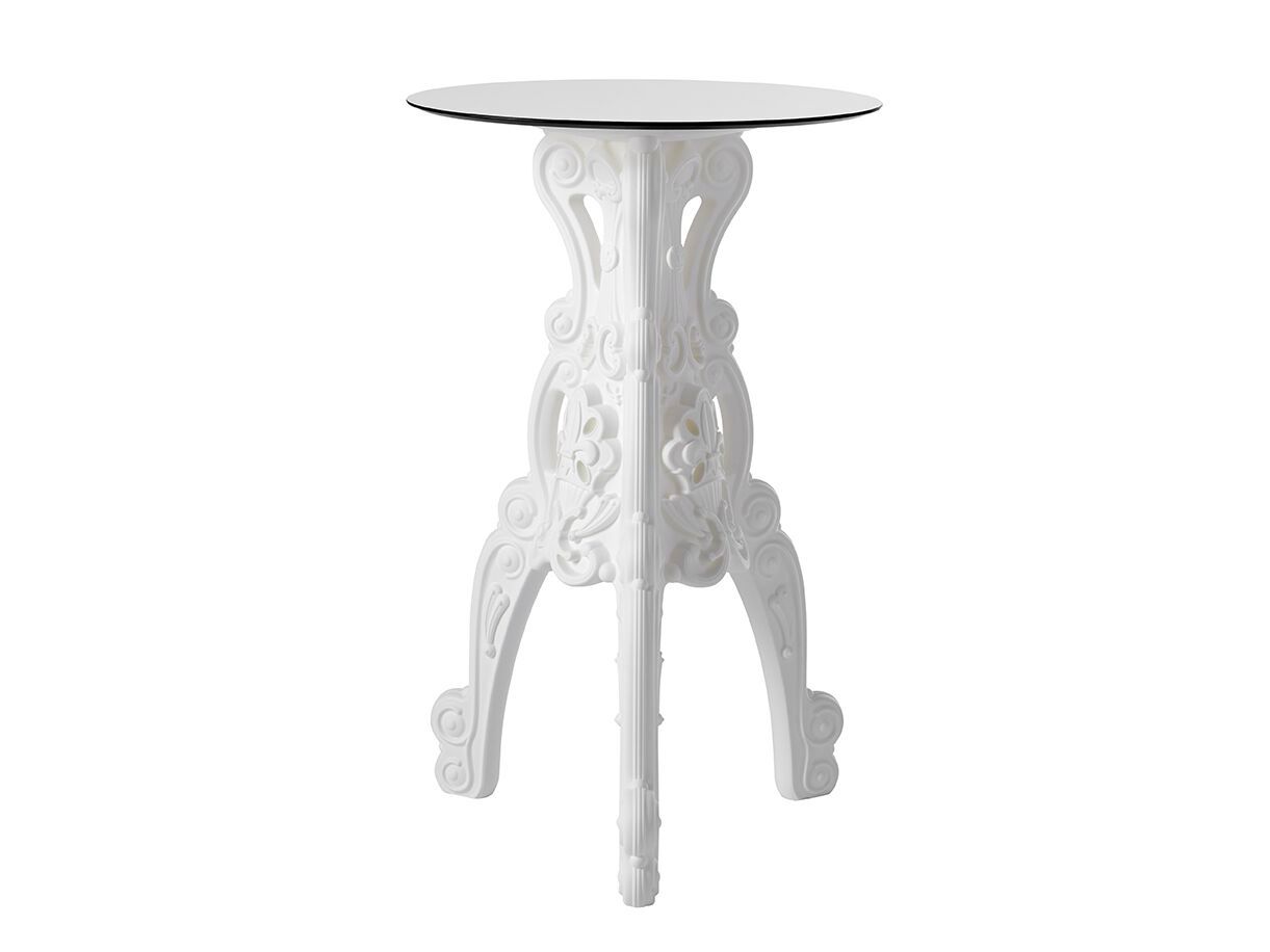 Высокий круглый стол из полиэтилена для контракта SLIDE Дизайн любви ARCH-00080723 - Вид №2