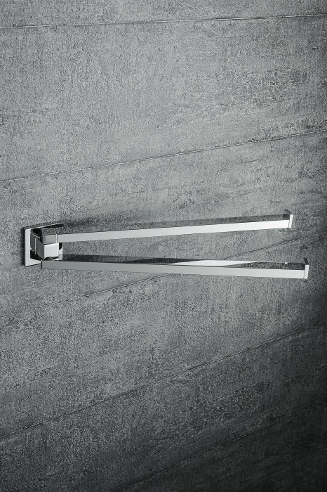 B3712 BasicQ Полотенцедержатель 2-ой поворотный COLOMBO Basic Q Colombo Design - Вид №1