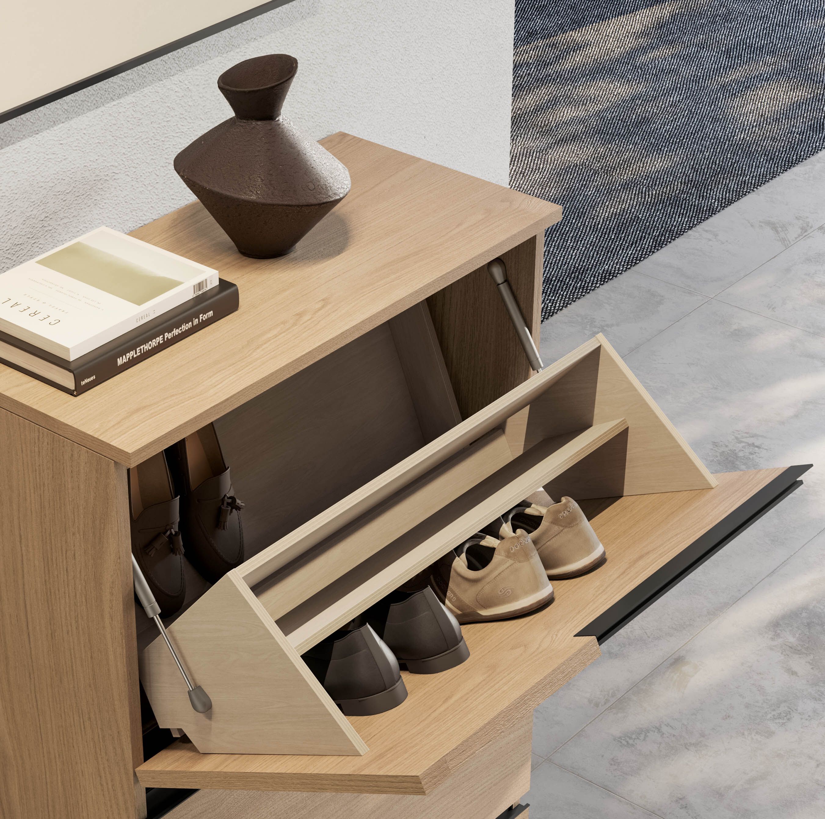 Прихожая мебель с зеркалом Birex GOLA UP COMP.1 ARCH-00072100 - Вид №1