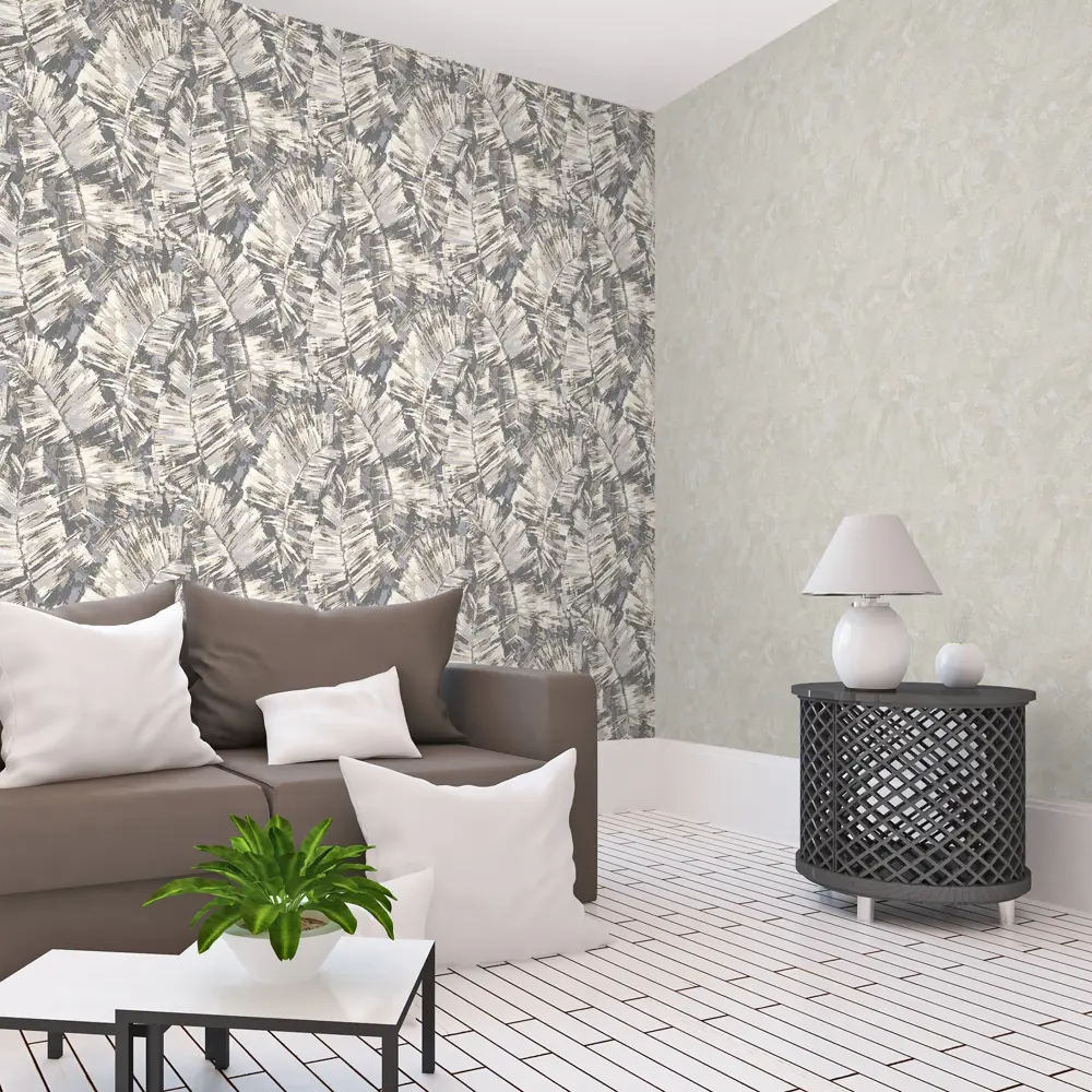 Обои флизелиновые Victoria Stenova Barbados коричневые 1.06 м 989666 STLM-2039707 - Вид №3