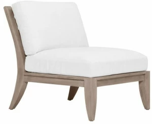 JANUS et Cie Большой центральный модуль из тика для модульного дивана Relais