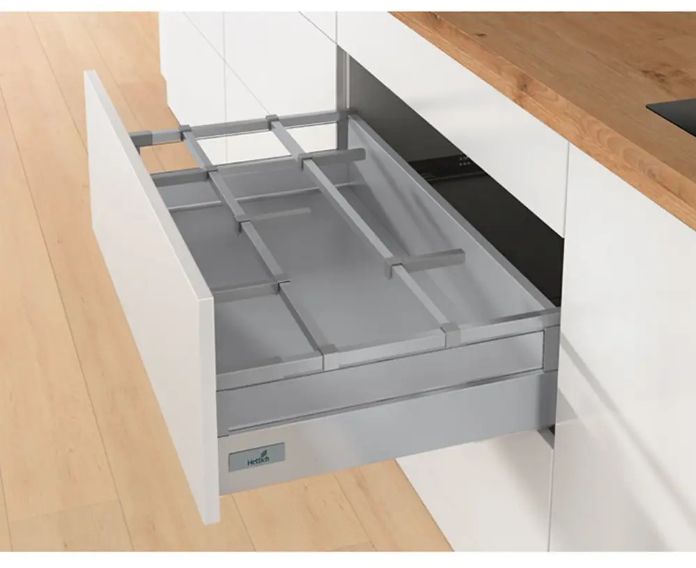 91580227 Разделитель для шкафа Hettich OrgaStore 410 3.10x3.10x36 см сталь цвет серебристый STLM-1097302