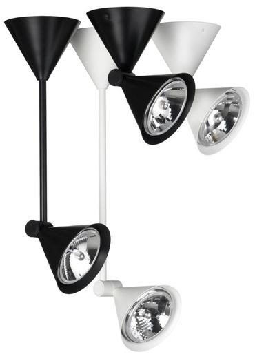 Örsjö Регулируемый потолочный точечный светильник из эмалированного металла Spotlight sun-id-1460883 - Вид №2