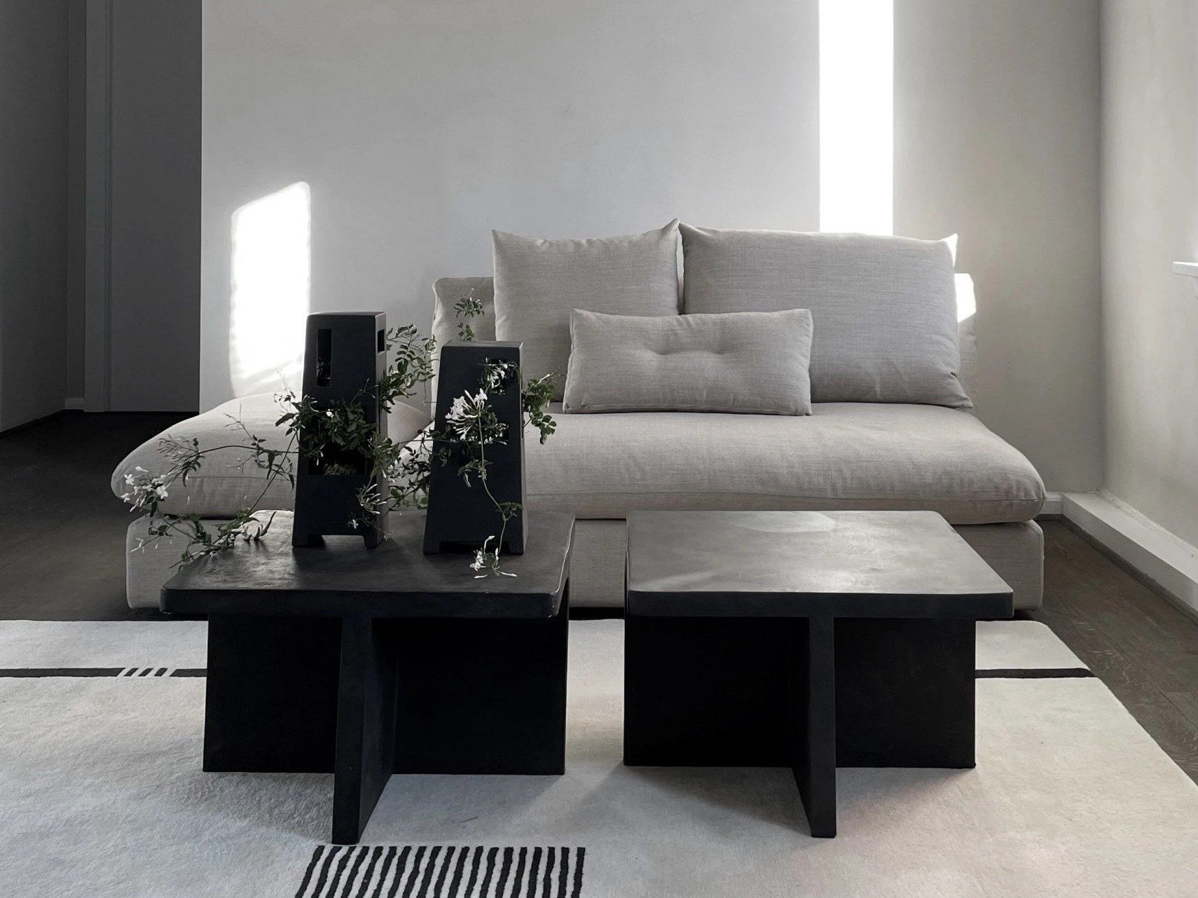 Квадратный журнальный столик из волокнистого бетона 101 Copenhagen Brutus ARCH-00105790 - Вид №5