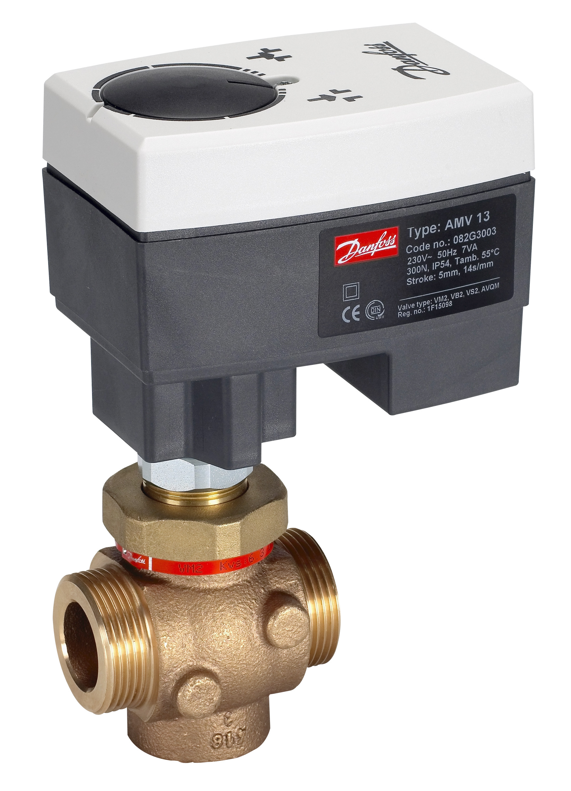 Danfoss Клапан регулирующий VM 2 с наружной резьбой Клапан регулирующий VM2 Ду 50/25 065B2020  - Вид №14