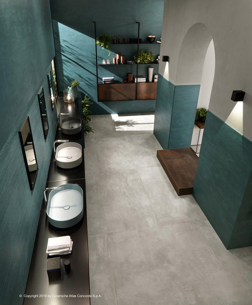 Atlas Concorde Белая плитка для стен с эффектом бетона Raw sun-id-1483334 - Вид №2