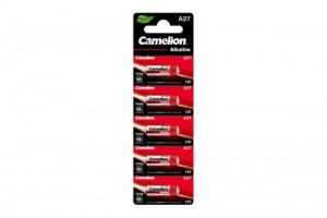 15905241 Батарейка LR27A BL-5 Mercury Free A27-BP5 12В 12830 Camelion