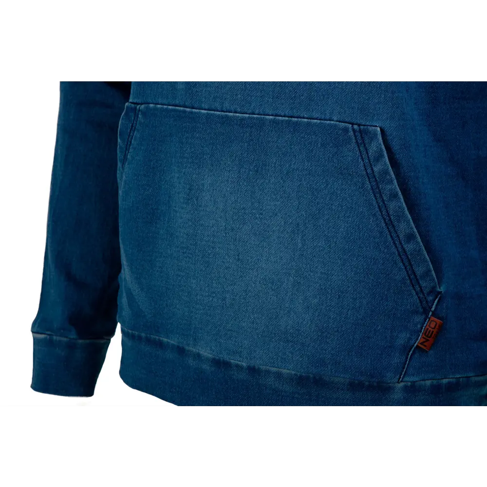 Толстовка Denim темно-синяя размер XXL рост 190 83304101 STLM-2062554 NEO TOOLS  - Вид №3