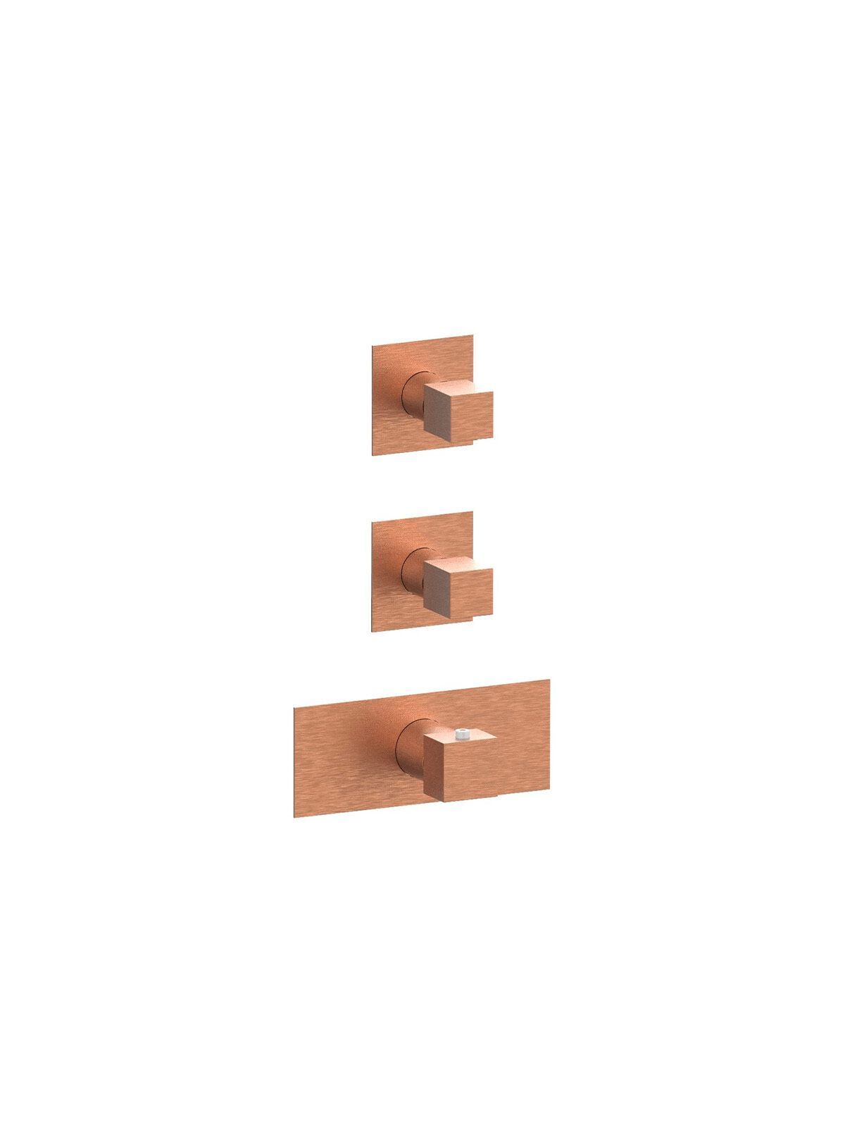 Термостатический встраиваемый смеситель для душа с 3 отверстиями Rubinetterie Frattini отдельная эстетика ARCH-00053901 - Вид №13