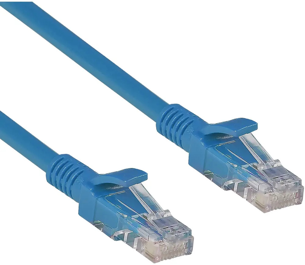 90838465 Патч-корд ExeGate UTP-RJ45-RJ45-5e-5M-BL UTP cat.5e 5 м цвет синий STLM-1114884