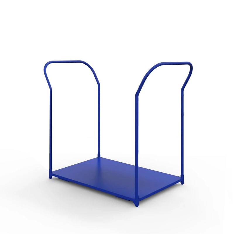 Тележка платформенная с двумя ручками ТЯ 3 основание (1000x600 мм, колеса черная резина 125 мм) Верстакофф 65-0599