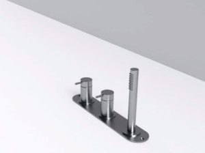 Набор ванны из нержавеющей стали с переключателем с пластиной