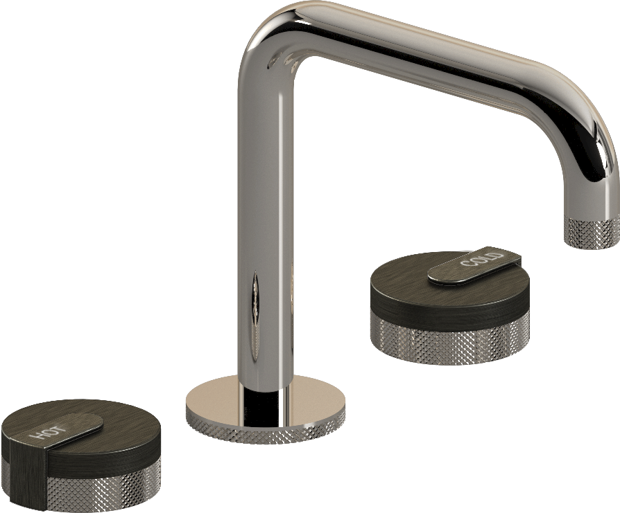 E-11511-R1BOX-L1BOX-PN Смеситель для умывальника на 3 отвертия GRAFF MOD+