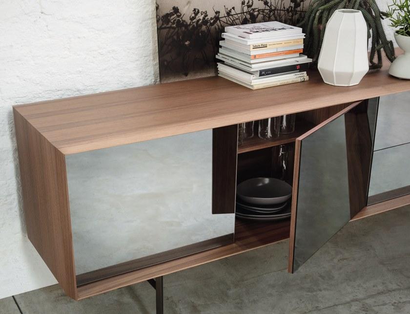 Porada Комод из ясеня с зеркальной дверцей Iron sun-id-1370346 - Вид №1