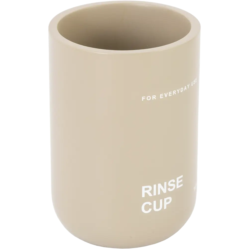 Стакан для зубных щеток Vidage Kitba полирезин цвет бежевый STLM-2107925