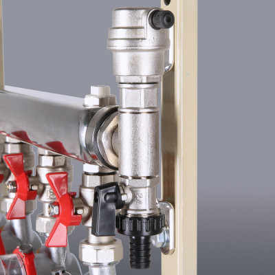 VT.GPA.05S04.L2 Узел этажный для поквартирного учета тепловой энергии с автоматическим регулятором перепада давлений Valtec 3/4", 2 вых., ввод слева  - Вид №5