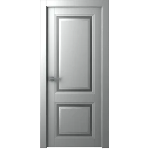 Дверь межкомнатная глухая Аурум 2 эмаль серый 2200x700 мм