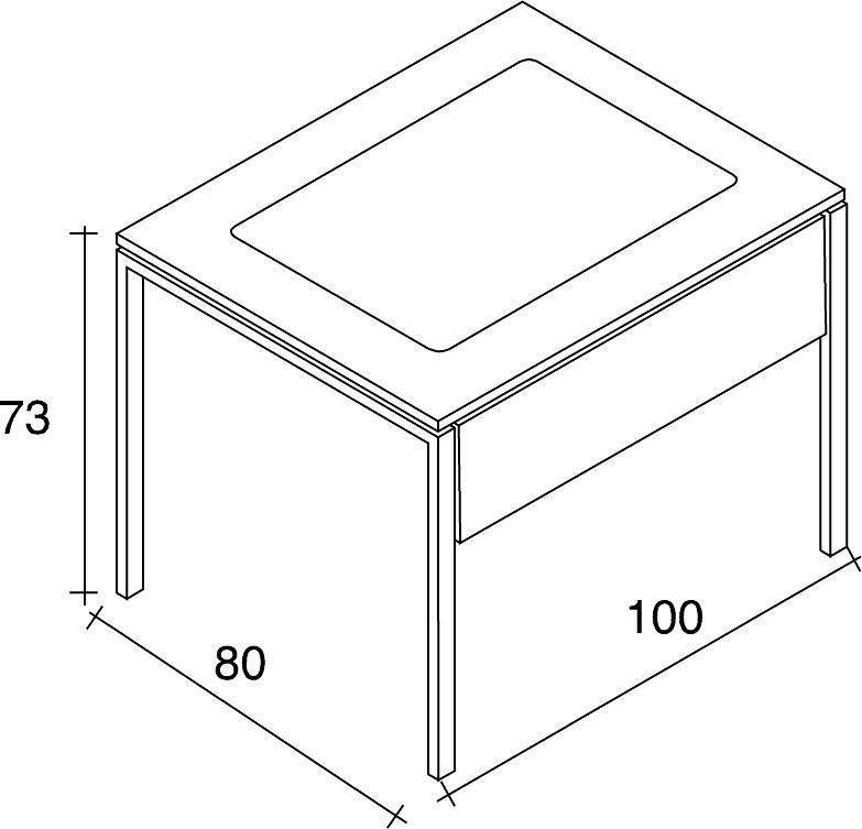 TALIN Прямоугольный рабочий стол Kudos sun-id-1422467 - Вид №6