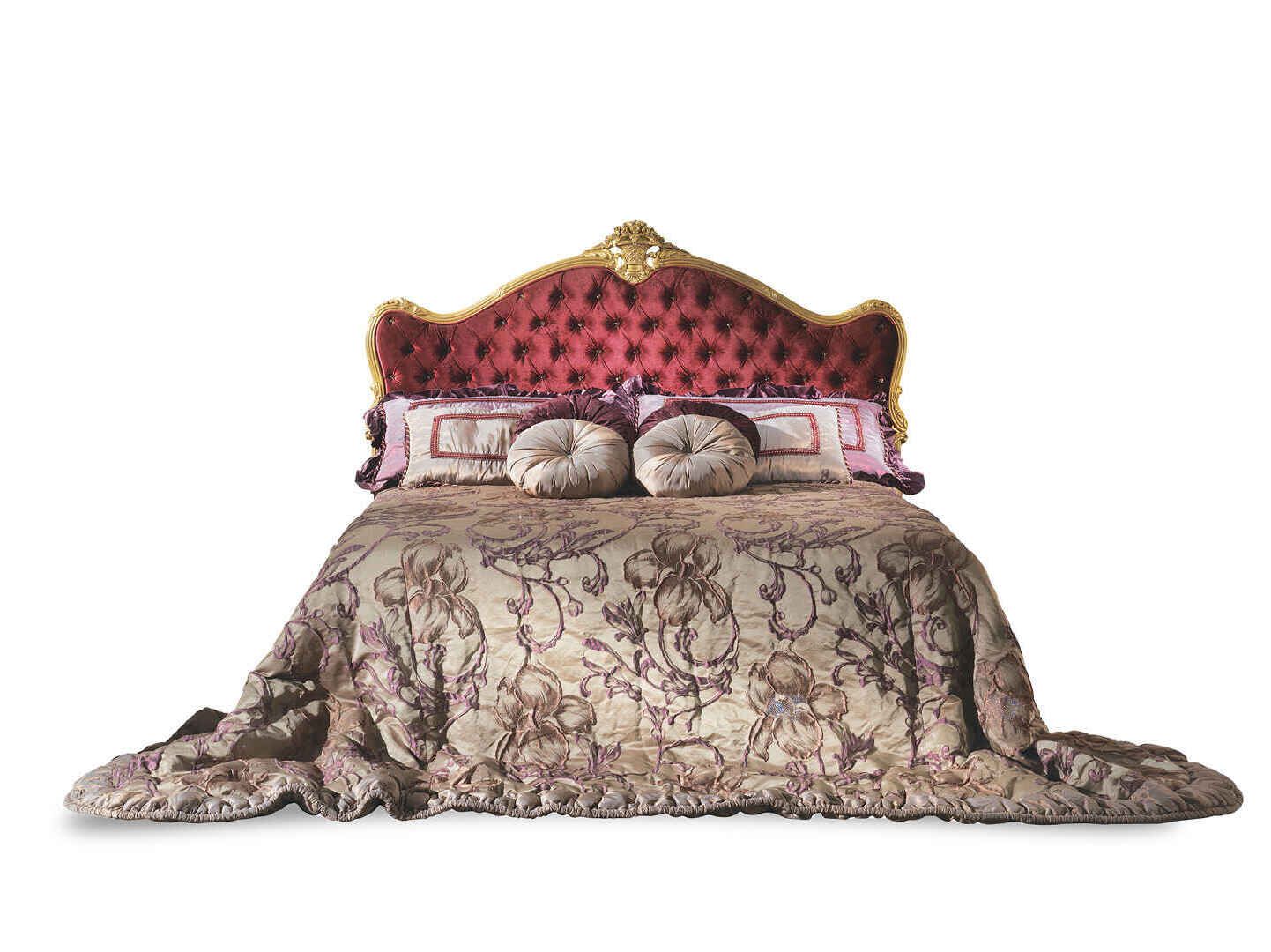 Кровать в стиле Людовика XV с капитонным изголовьем ANGELO CAPPELLINI Timeless Italian Style ARCH-00075143