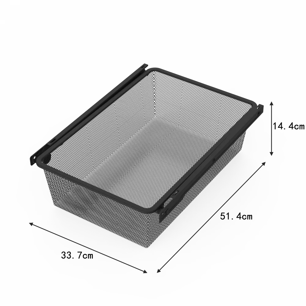 Выдвижная корзина с рамой KONSENSA Лион 36.8x51.4x14.4 см цвет черный 89436154 STLM-2119014  - Вид №11