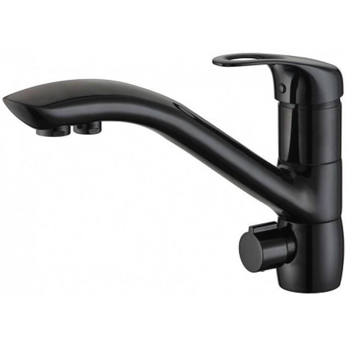Zorg ZR 404 KF Black Смеситель для кухни Zorg 200х240  - Вид №1