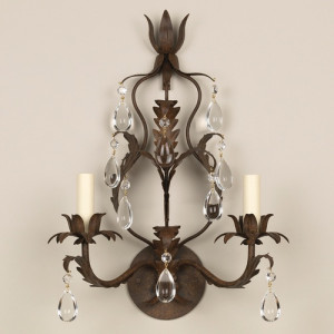 WA0317.RU.US Светильник настенный H: 45,1 cm W: 34,3 cm D: 15,2 cm Vaughan Designs