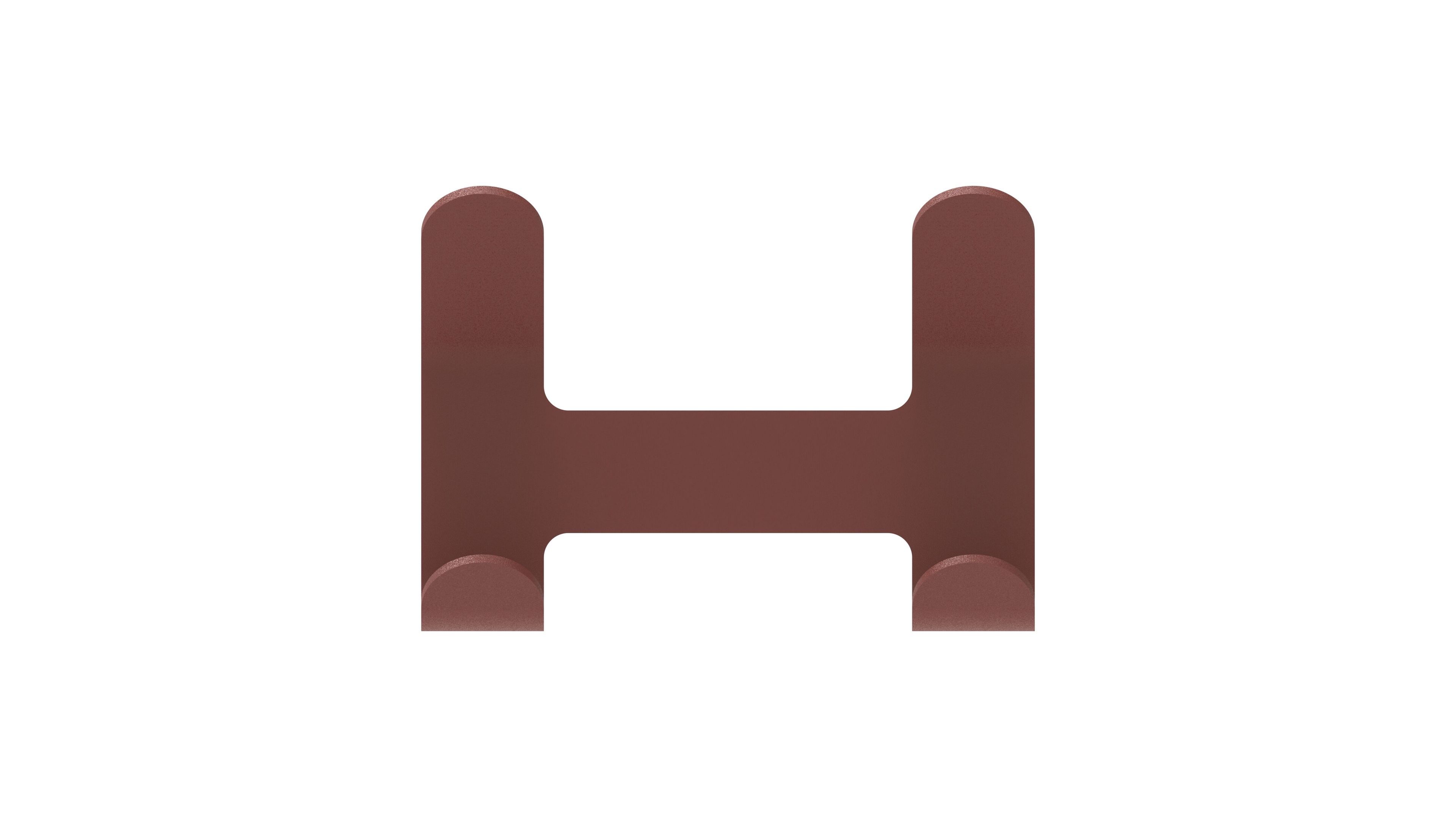 Стальная настенная вешалка с порошковым покрытием FUNCTIONALS QUATTRO ARCH-00038756 - Вид №3