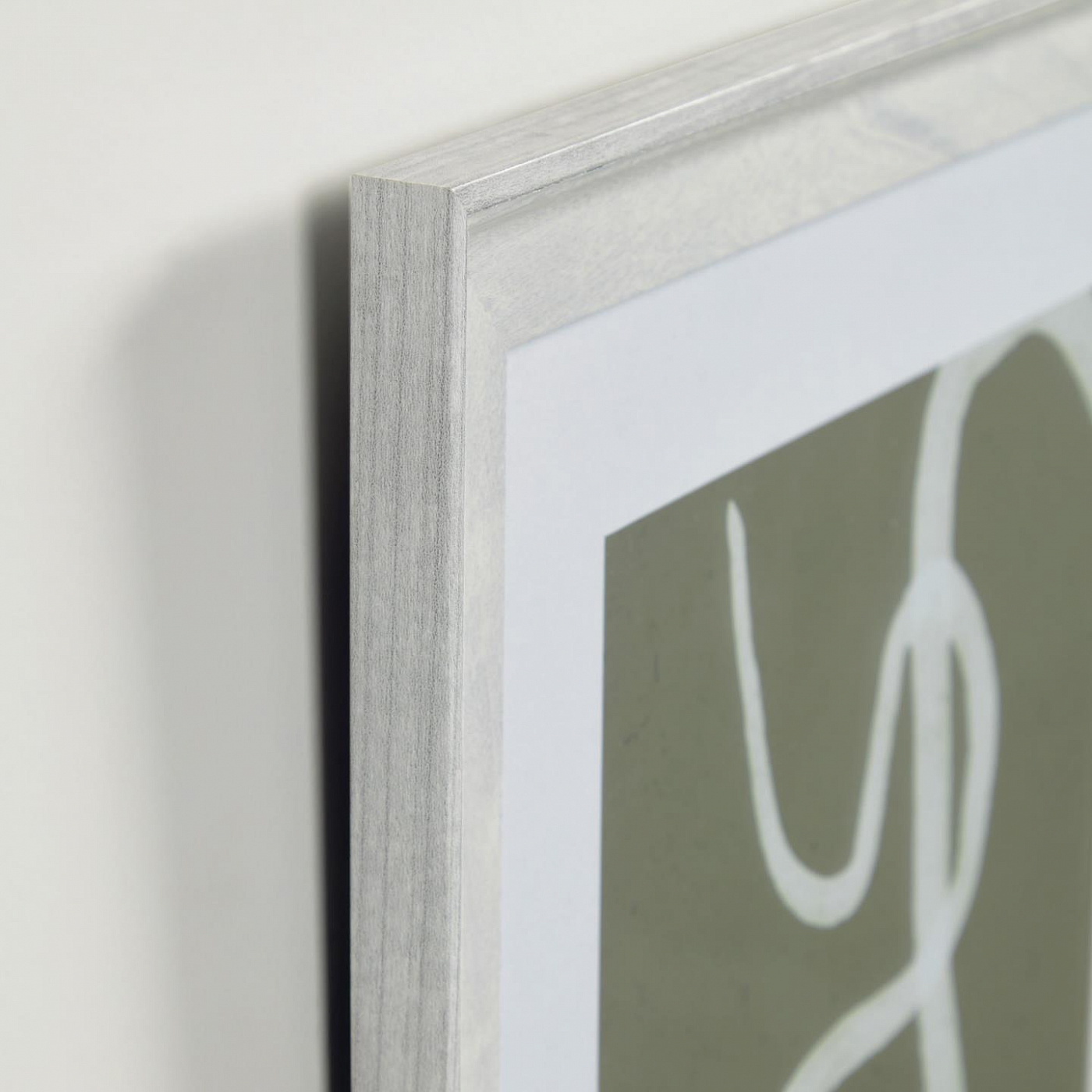 108096 Картина в зелено-белом цвете 40 x 40 см La Forma Llucia  - Вид №1