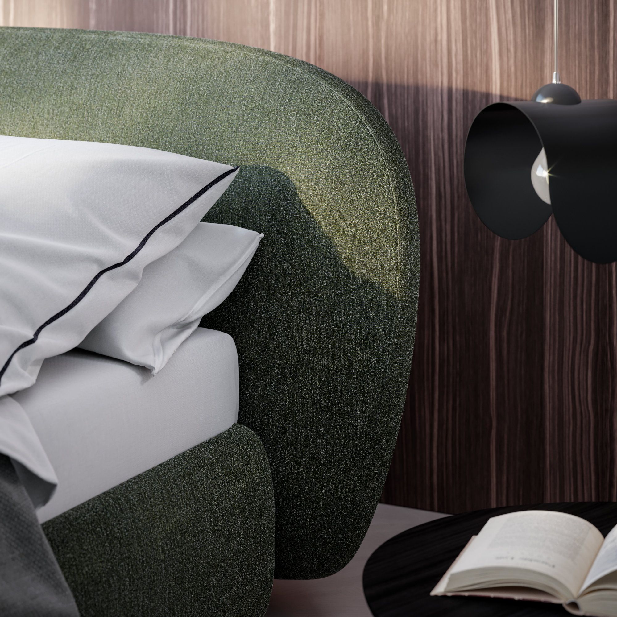 Тканевая кровать с мягким изголовьем Liu Jo Living Collection ARCH-00016644 - Вид №3