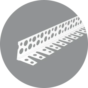 Профиль угловой арочный ПВХ 23x23x2500 мм