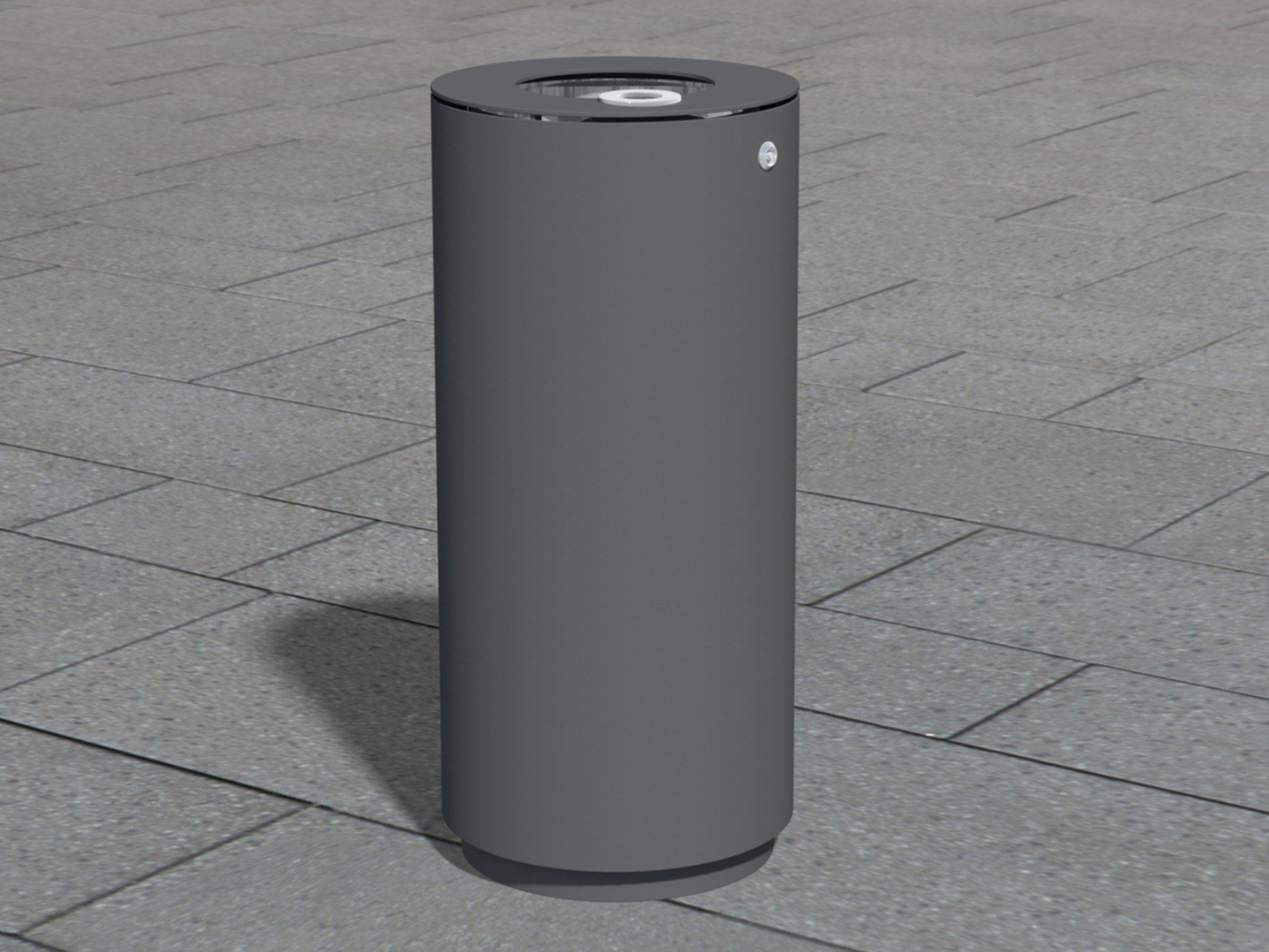 Держатель для мусора из нержавеющей стали с пепельницей для наружного использования BENKERT BANKE мусорное ведро ARCH-00050618