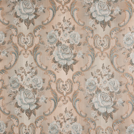 COLORISTICA Ткань мебельная  Жаккард  SALEAleksandria Коричневый Aleksandria col.12