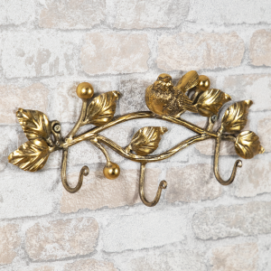 75093 Настенный крючок Птичка Терра Гаэта Амбер BOGACHO