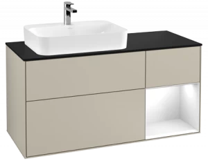 Villeroy&Boch Тумба под раковину Прямоугольная версия F402GFHH Finion Sand Matt Lacquer