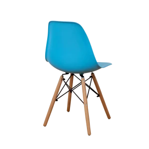 92062512 Стул кухонный Derstuhl Wood 45x82x46 см полипропилен цвет голубой STLM-1413219