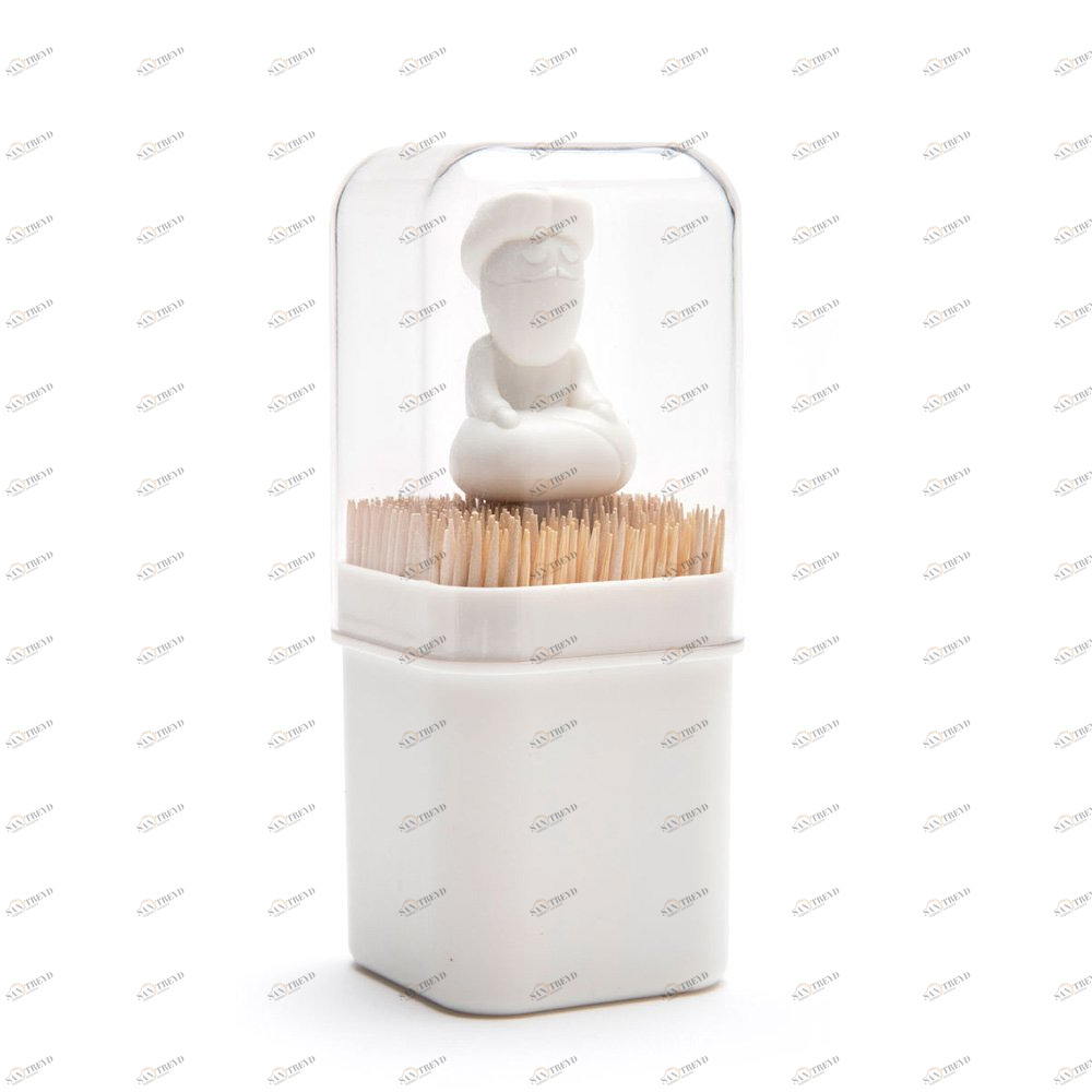 Подставка белая для зубочисток Babu PELEG DESIGN  00-3871418 Белый 