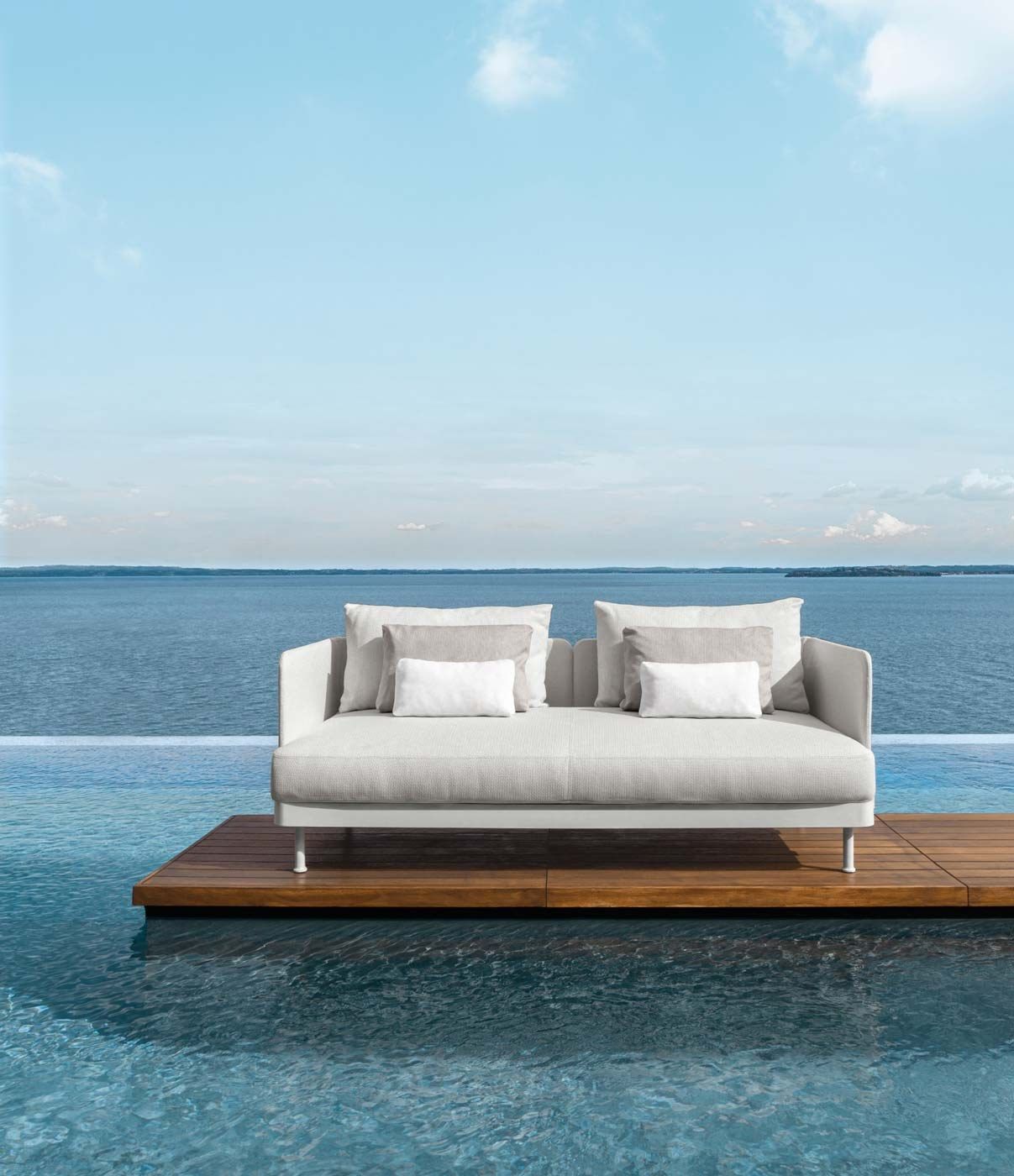 2-местный тканевый съемный садовый диван Talenti Slam ARCH-00113761 - Вид №1