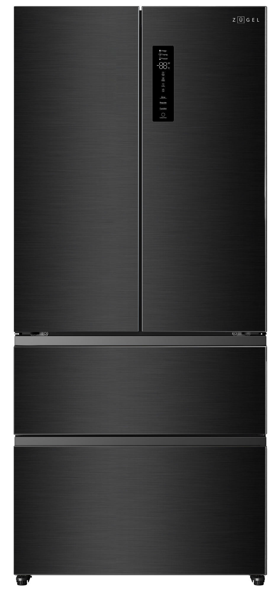 9235922 Холодильник многодверный   ZUGEL ZRFDI470XB Slot-In черный STDN-0091085